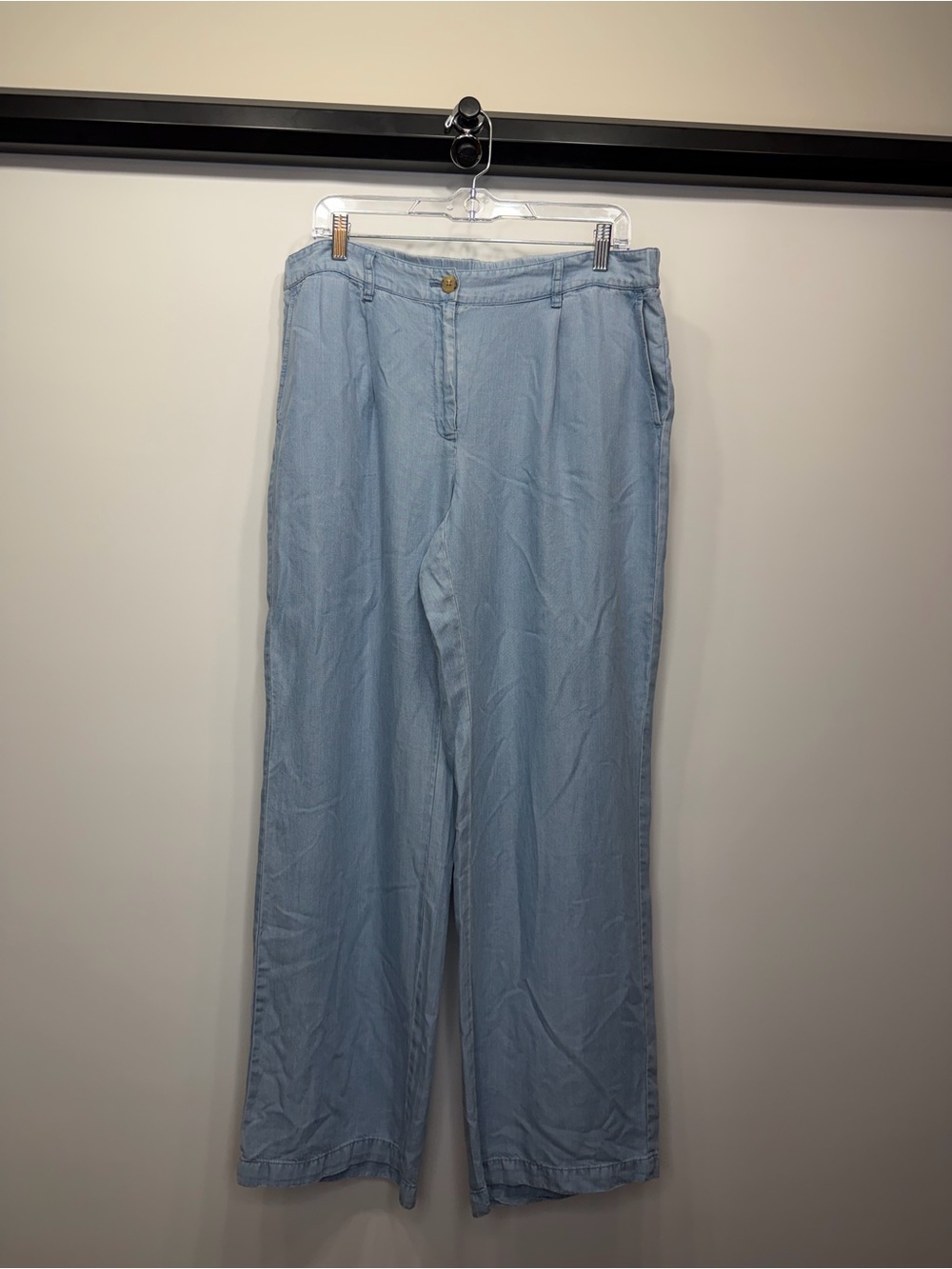 J. Jill Light Blue Wide-Leg Jeans - Picture 2 of 9